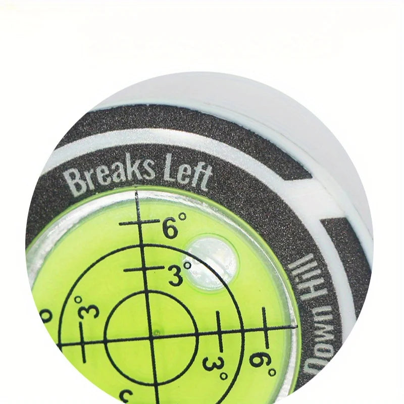 Golf Putting Green Reader Level Bubble Round Bullseye Spirit LevelSlope Finder Golf Training Aid Putt Ball Marker Alignment Tool Qme