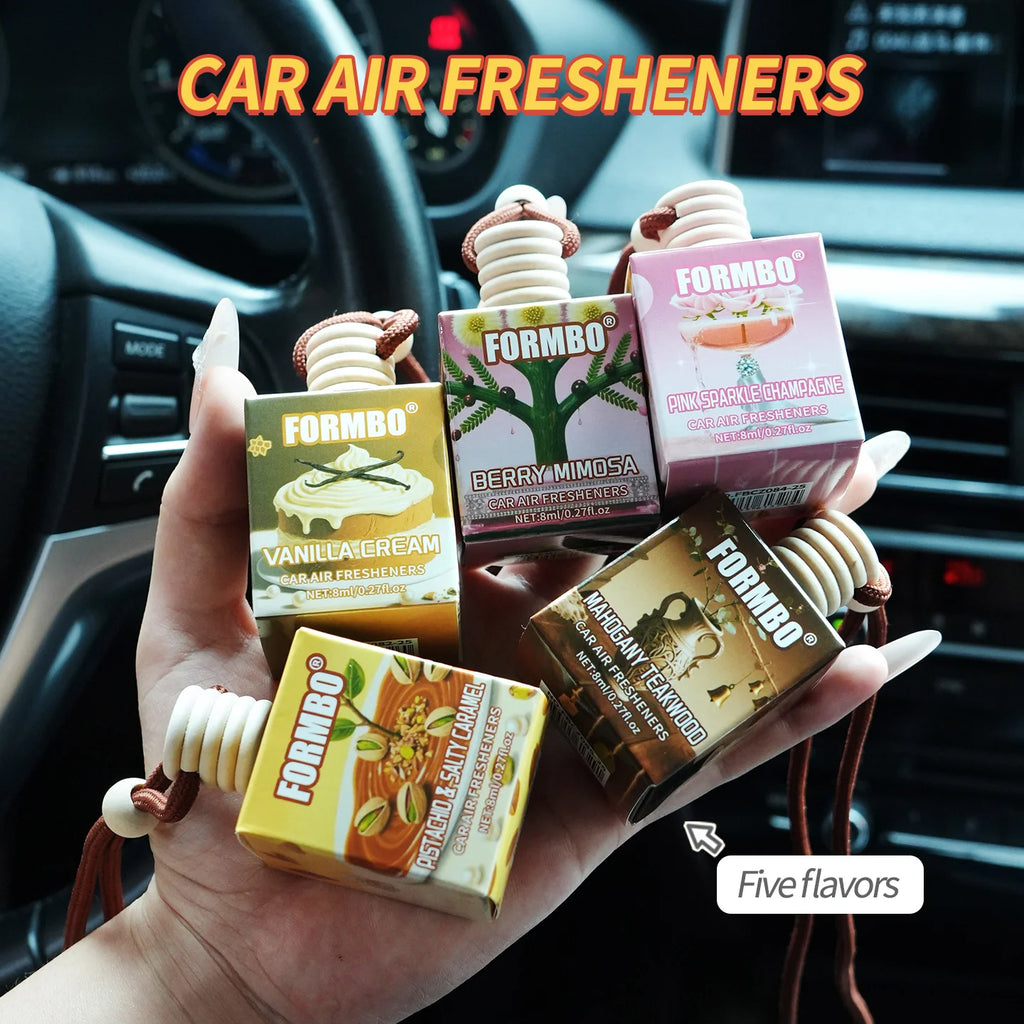Long-acting Air Car Perfume Fresh Flower Fragrance Lasting Charming Qme