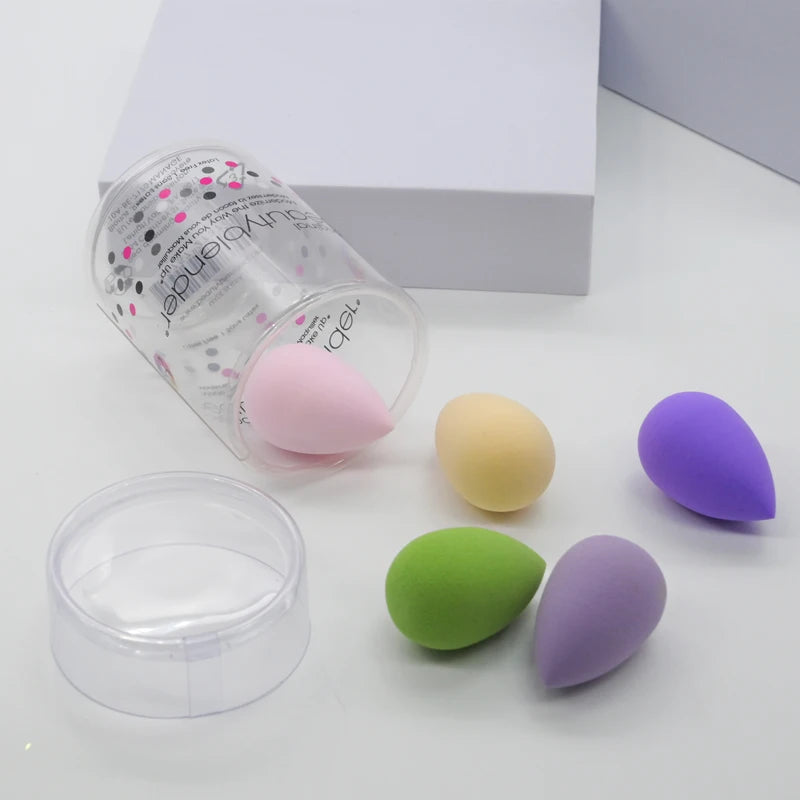 5 Mini Makeup Sponge Blender Foundation Powder Concealer Eye Shadow Qme Pink