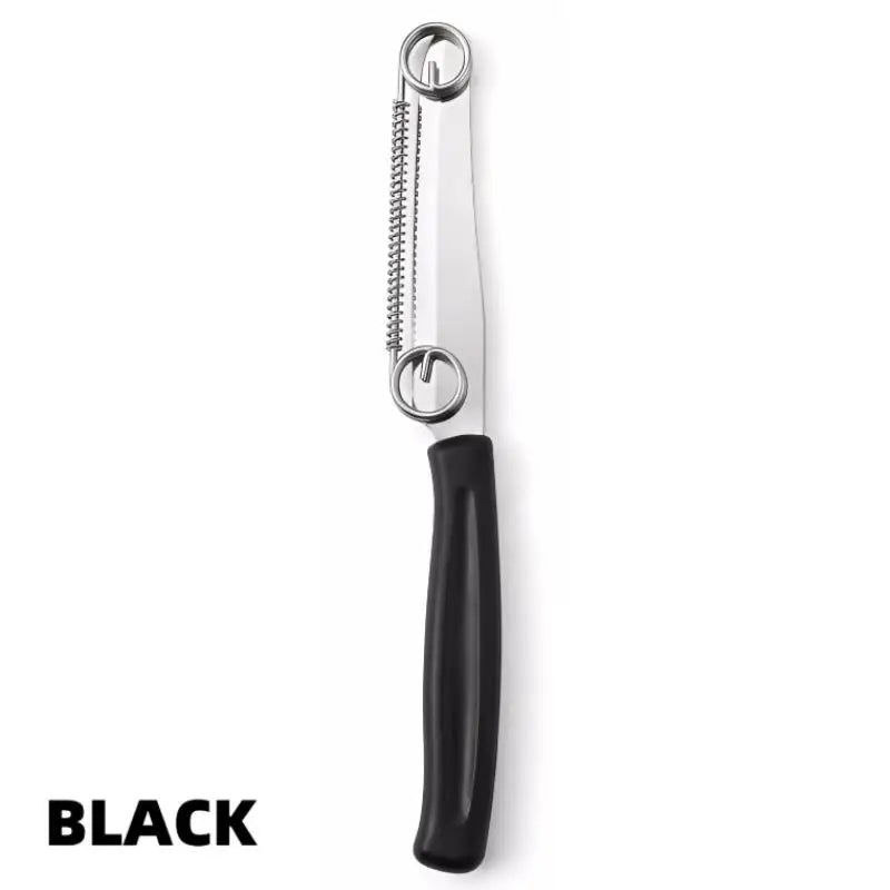 1 Stainless Steel Vegetable Fruit Peeler Adjustable Slicing Cutter Qme Black