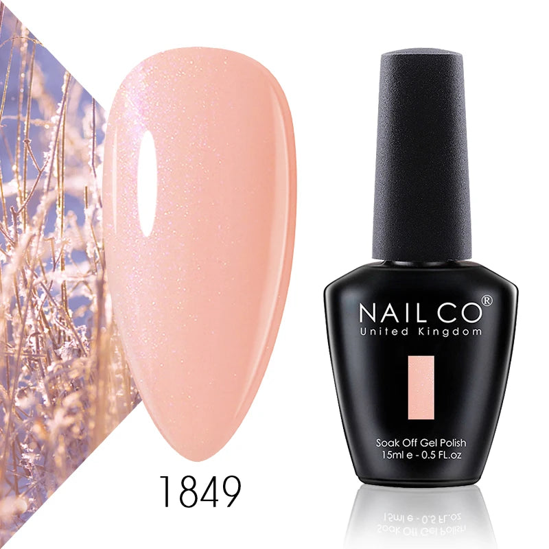 NAILCO 131 Colors Nail Gel Polish Off LED Semi Permanant Art Hybrid