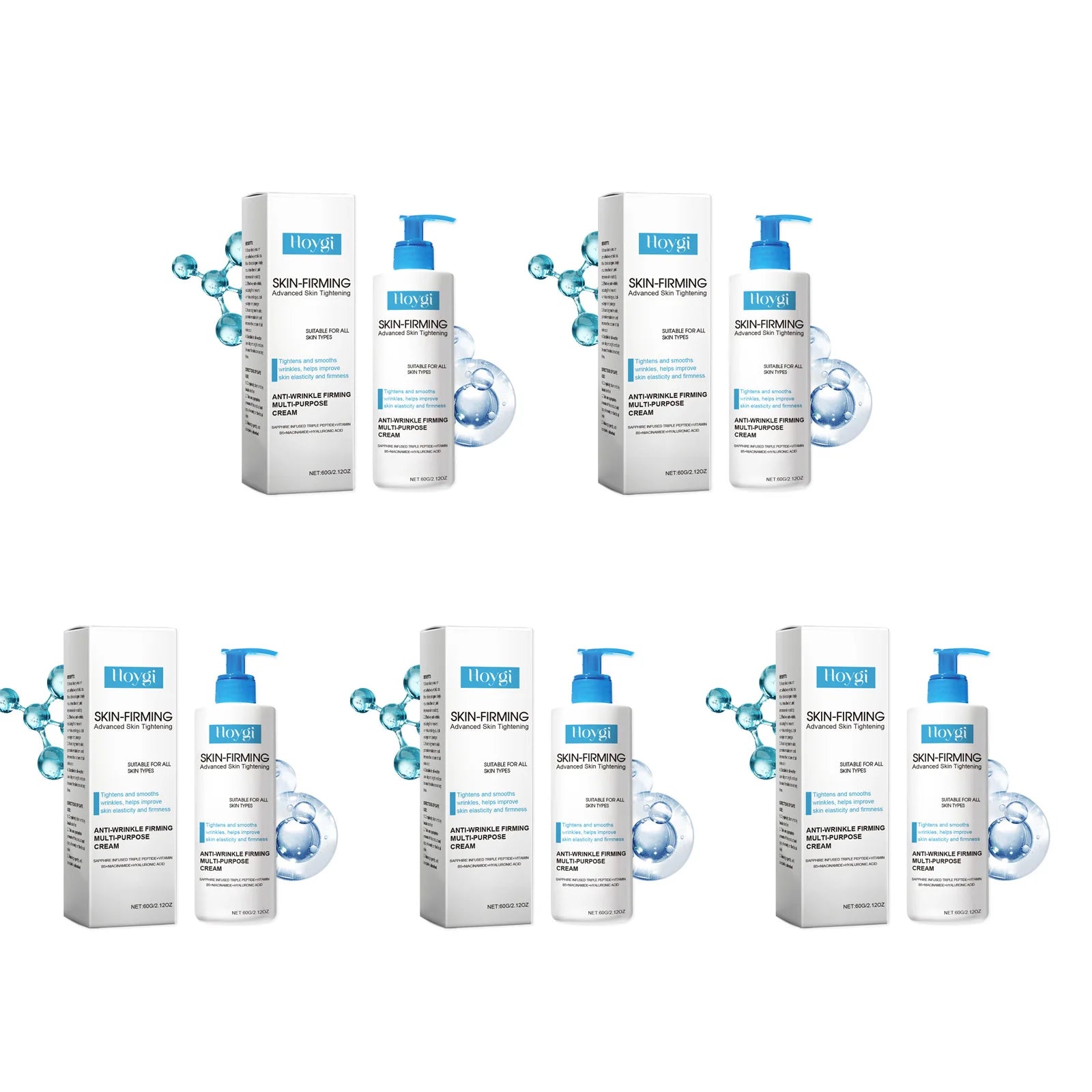 Body Firming Cream Tightening Improve Sagging Skin Lotion Increase Elasticity Nourishing Moisturizing Lifting Brighten Skin Care Qme 5Pcs