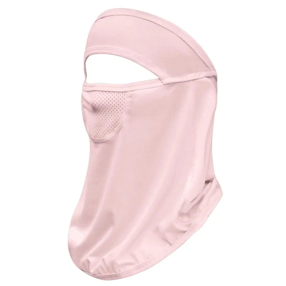 Face Cover Sunscreen Veil Outdoor Face Shield Men Fishing Face Mask Womne Neckline Mask Face Gini Mask Summer Sunscreen Mask Qme light pink
