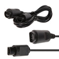 1.8m Game Controller Extension Cable Gaming Extension Cable Cord Gamepad Cord Game Handle Cord Wire for Nintendo 64 N64 Qme black