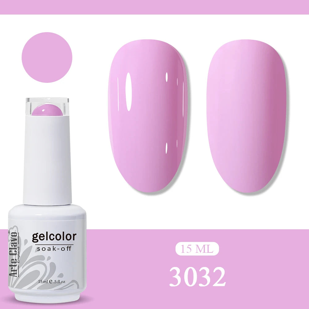 Arte Clavo Amber Gel Nail Polish Translucent Vintage Jelly Semi