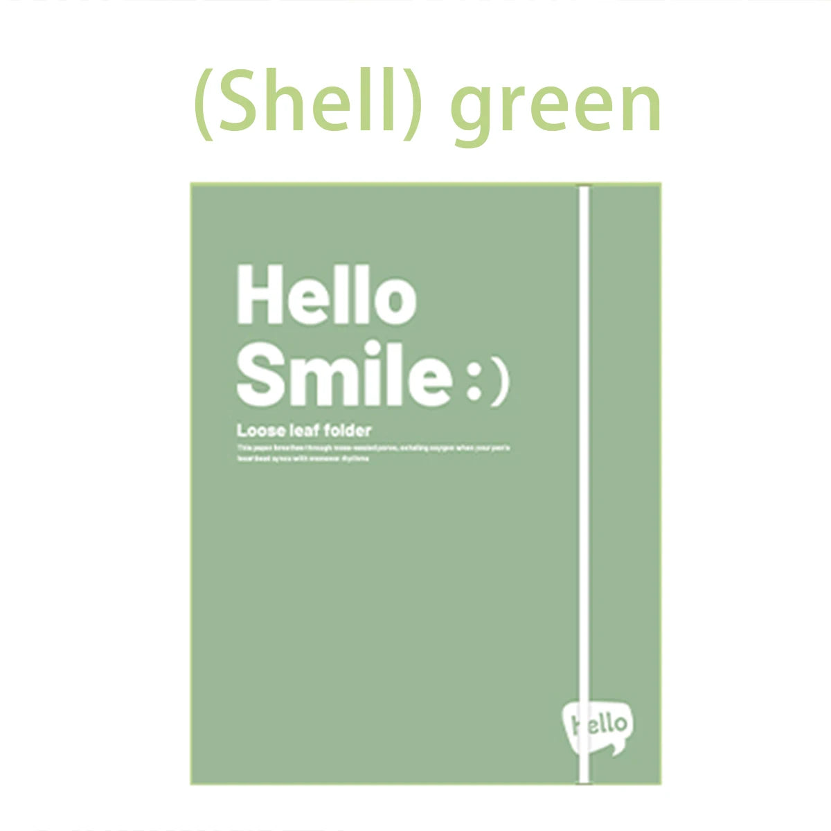 A4 PP File Bag, 3-hole D-ring Binder, Waterproof, Suitable for School, Office, Conference Supplies, Storage and Organization. Qme 1 PC green shell