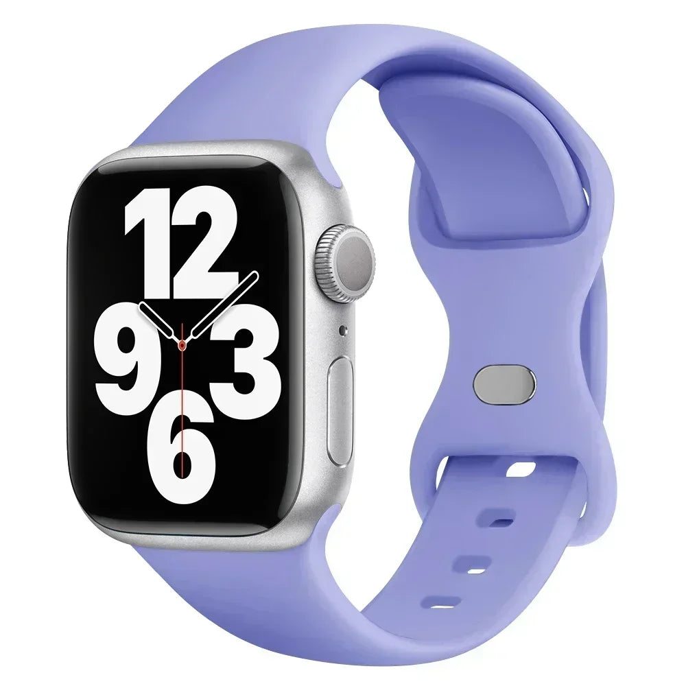 Silicone Band Apple Watch 10 9 8 7 6 5 4 3 SE Strap IWatch Ultra 2