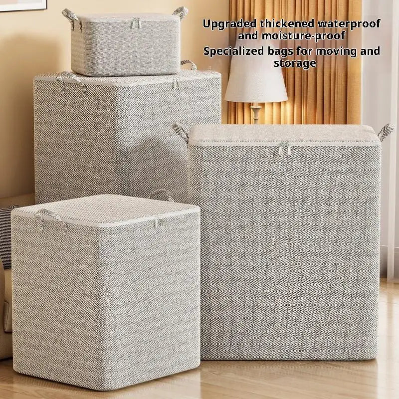 Clothes Storage Box Cover Baby Foldable Large Laundry Basket Qme