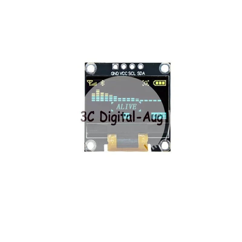 OLED Display Module 128x64 IIC 4pin Low Heat Emission Screen Board Qme