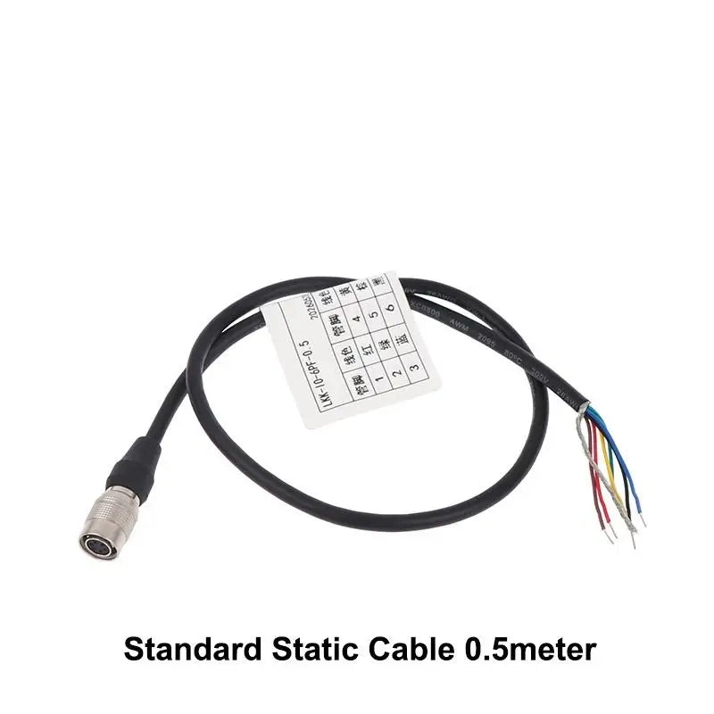 HR10A-7P-6S 6Pin Industrial Camera I O Trigger Cable Power Adapter Qme A 0.5m