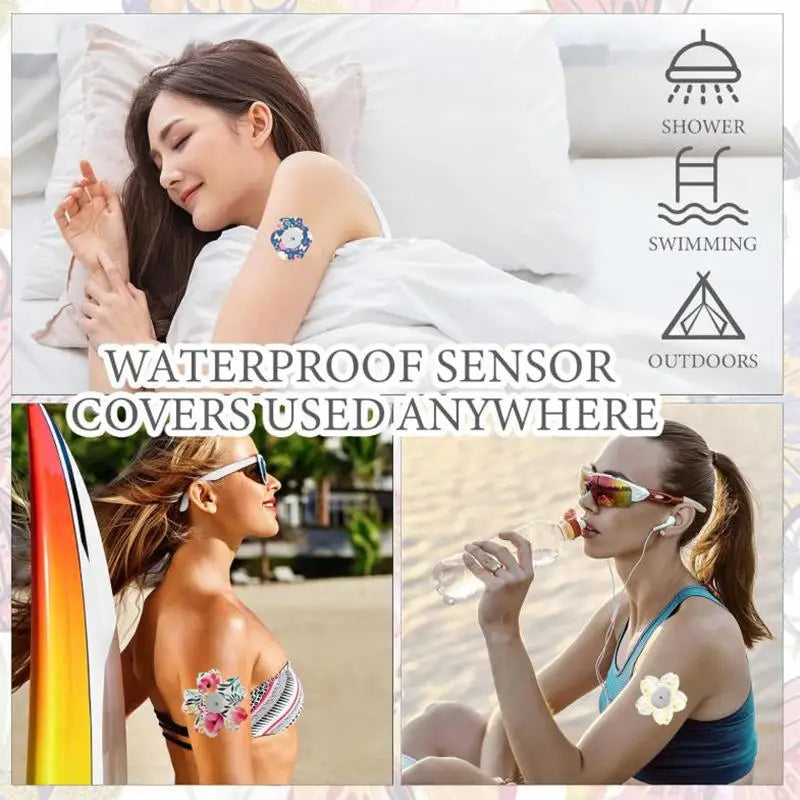 Sensor Fixing Patch Blood Glucose Meter Discreet Hypoallergenic Qme