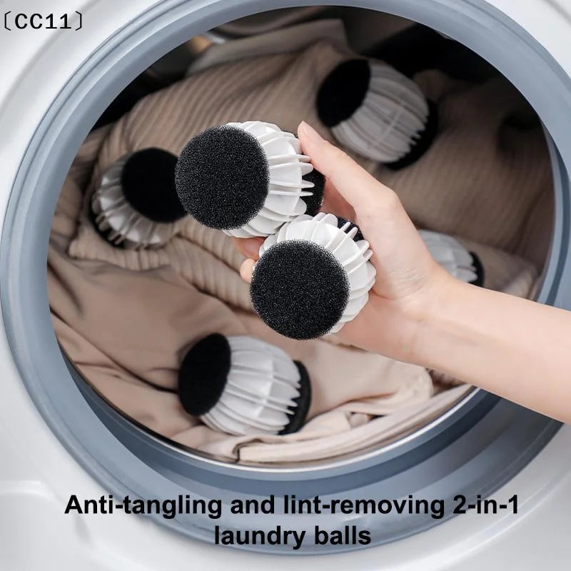 Anti-tangling Magic Laundry Balls Lint Remover Bag Absorber Clean Qme