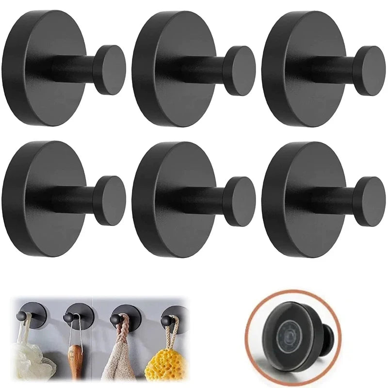 Shower Brushed Nickel Towel Hooks Hanger Bathrooms 304 Stainless Qme