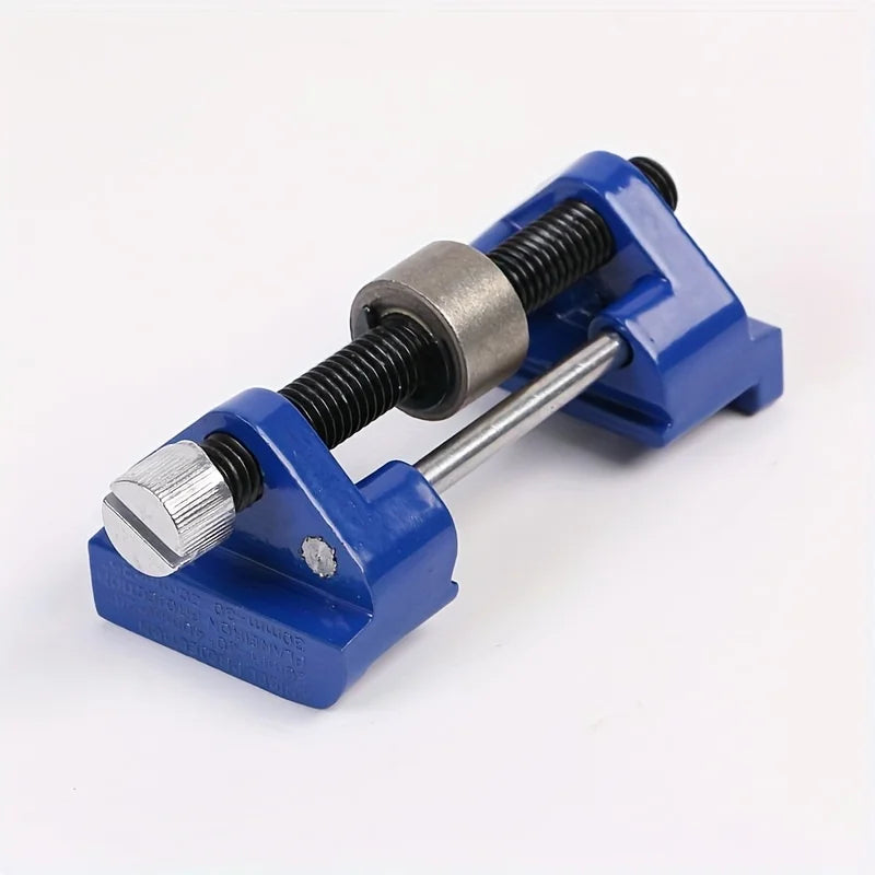 Adjustable-angle guiding knife sharpener fixture with knife stone support Qme M Blue