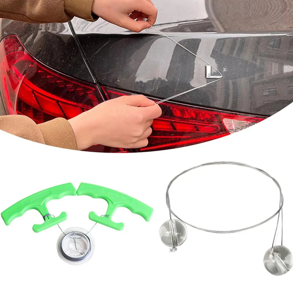 Car Logo Removal Tool No-scratch Pry Vehicle Emblem Spoiler Stripping Qme