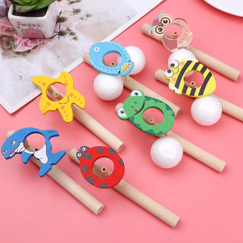 Breathing Exerciser Toys Kids Whistle Floating Blow Pipe Balls Qme