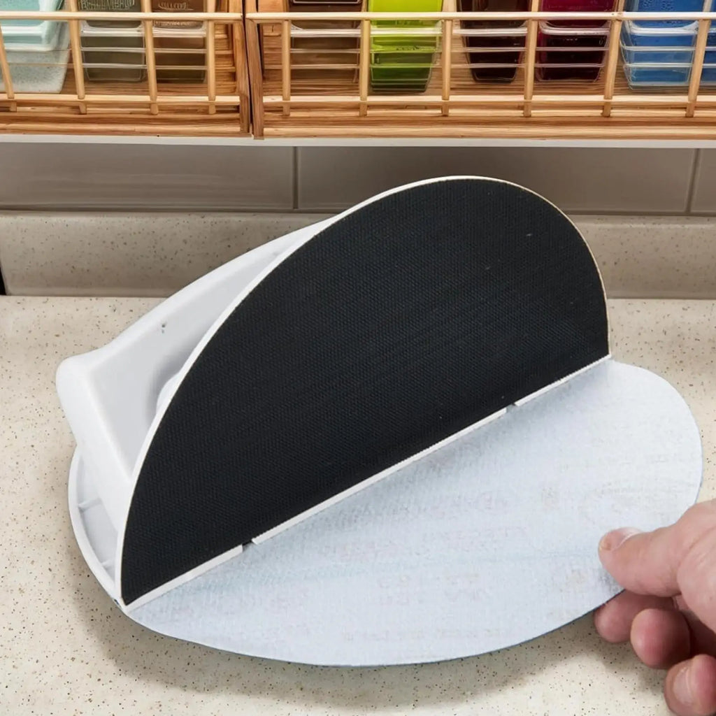 Hand Sander Self Adhesive Sandpaper Holder for Smoothing Walls Sanding Grinding Polishing Tool for Wood Furniture Metal Qme Default Title