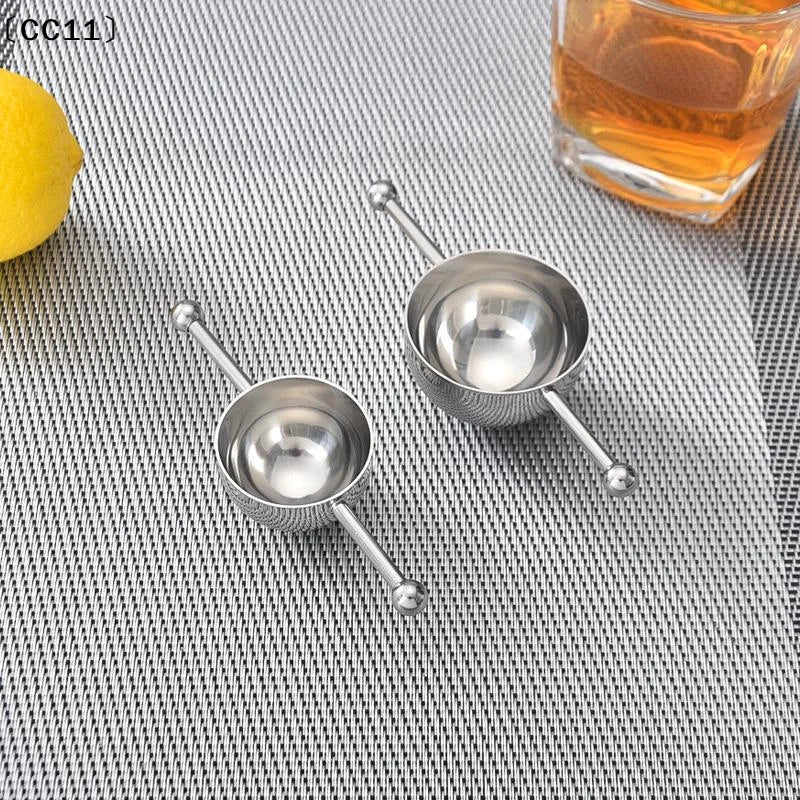 15 Stainless Steel Cocktail Jigger Precise Liquor Mixing Double Beads Qme