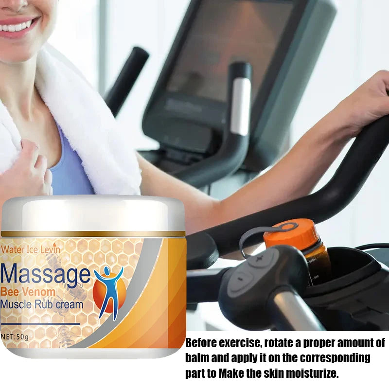 Muscle Massage Cream - Perfect for Massaging the Neck, Waist, Back, Hands, Feet, and Legs, Ideal for Workers Qme