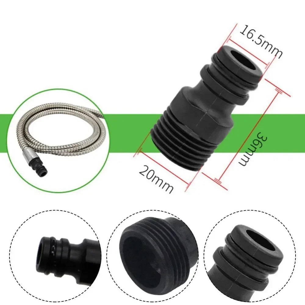 1/3/5/10Pcs 1/2" BSP Threaded Tap Adaptor Garden Water Hose Male Thread Quick Connector Garden Irrigation System Parts Adapter Qme