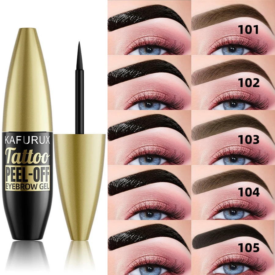 Peel Off Eyebrow Gel Tint Semi Permanent Brow Waterproof Qme