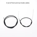 Bicycle Brake Cable Metal Wire Core Front Rear Tubes Locking Qme 1pair Black