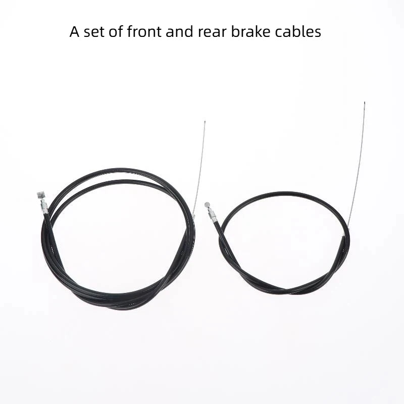 Bicycle Brake Cable Metal Wire Core Front Rear Tubes Locking Qme 1pair Black