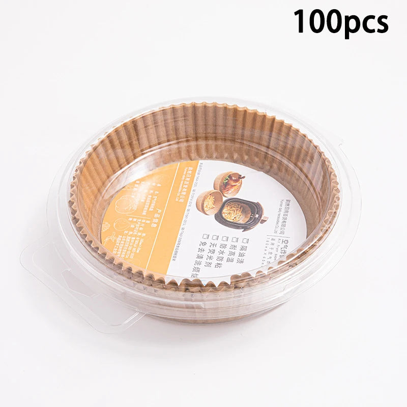 Temperature Resistant Paper Trays Air Fryers Oil Absorbing Food Grade Qme C