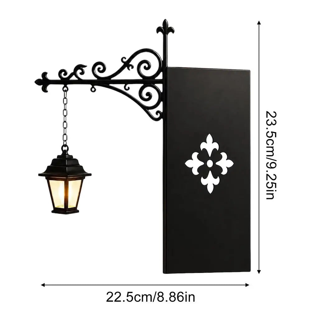 Bookshelf Lamp Vintage LED Warm Lantern Decorative Bookshelf Lighting for Home Living Room Study School Desktop Bookcase Cabinet Qme as shown