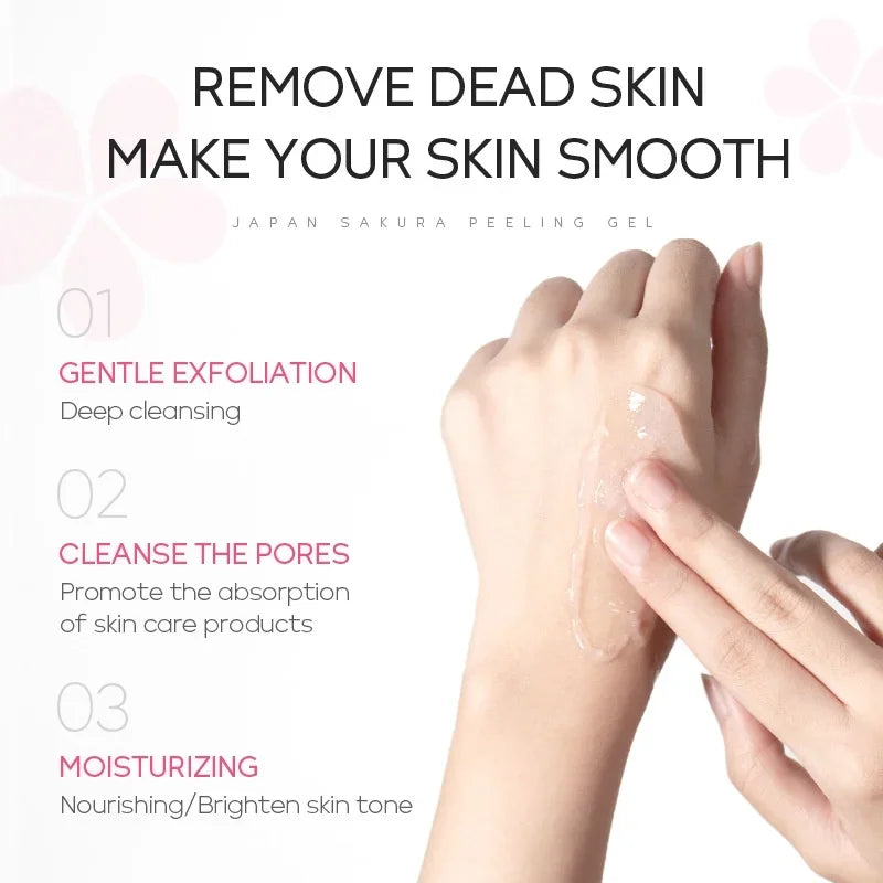 LAIKOU Sakura Peeling Gel Facial Exfoliation Cleans Pores Qme