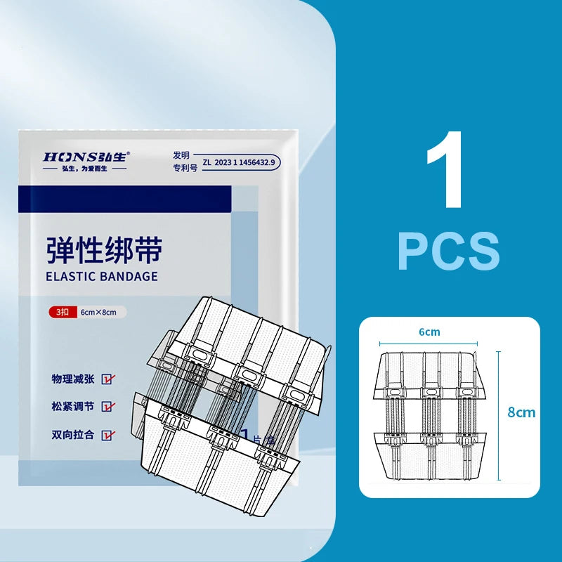 Zipper Tie Wound Closure Patch Hemostatic Fast Without Suture Outdoor Qme white 3 deduction