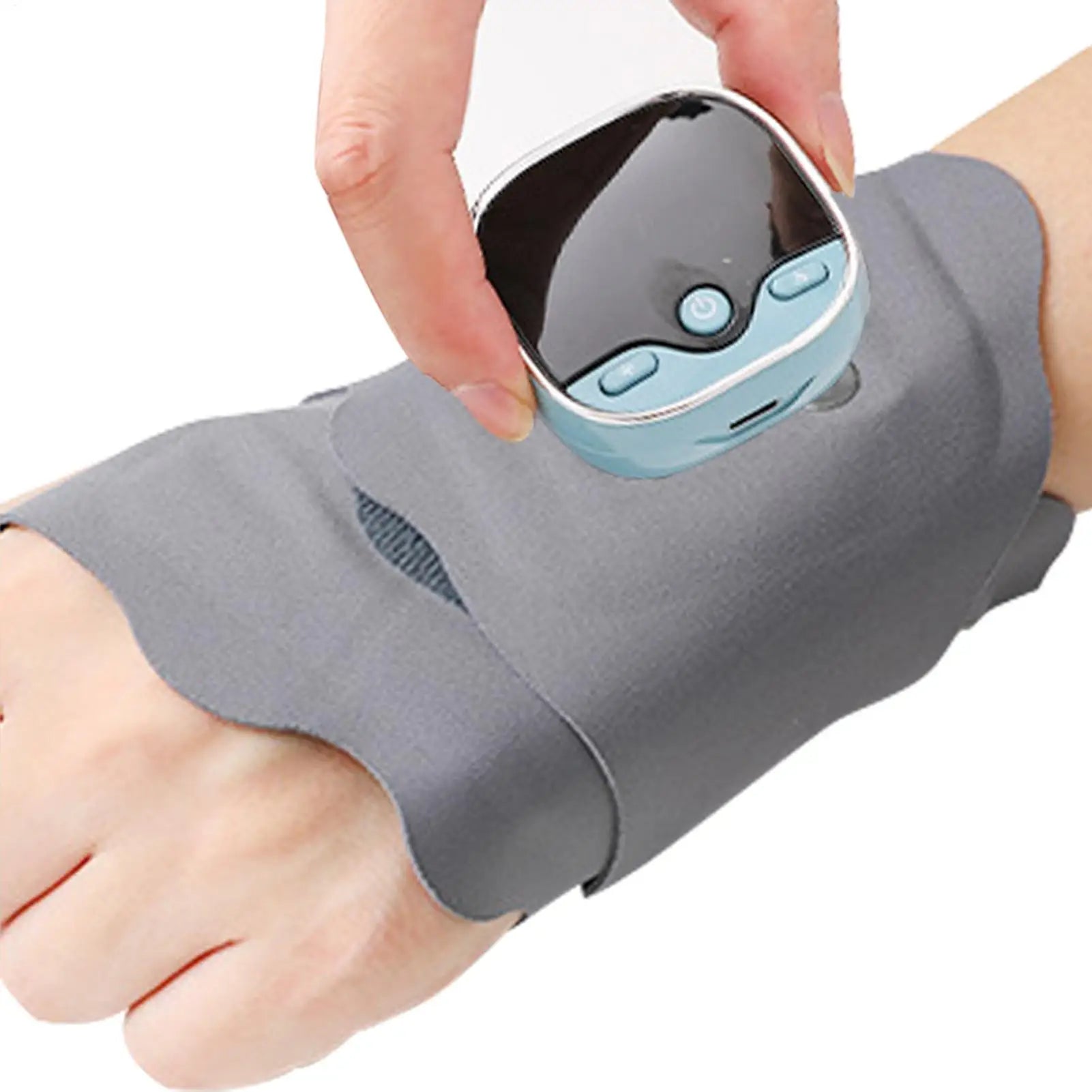 NEW Cordless Hot Compress Wristband for Carpal Tunnel Muscle Fatigue Relief Belt Microcurrent Heating Wrist Guard Hand Massager Qme