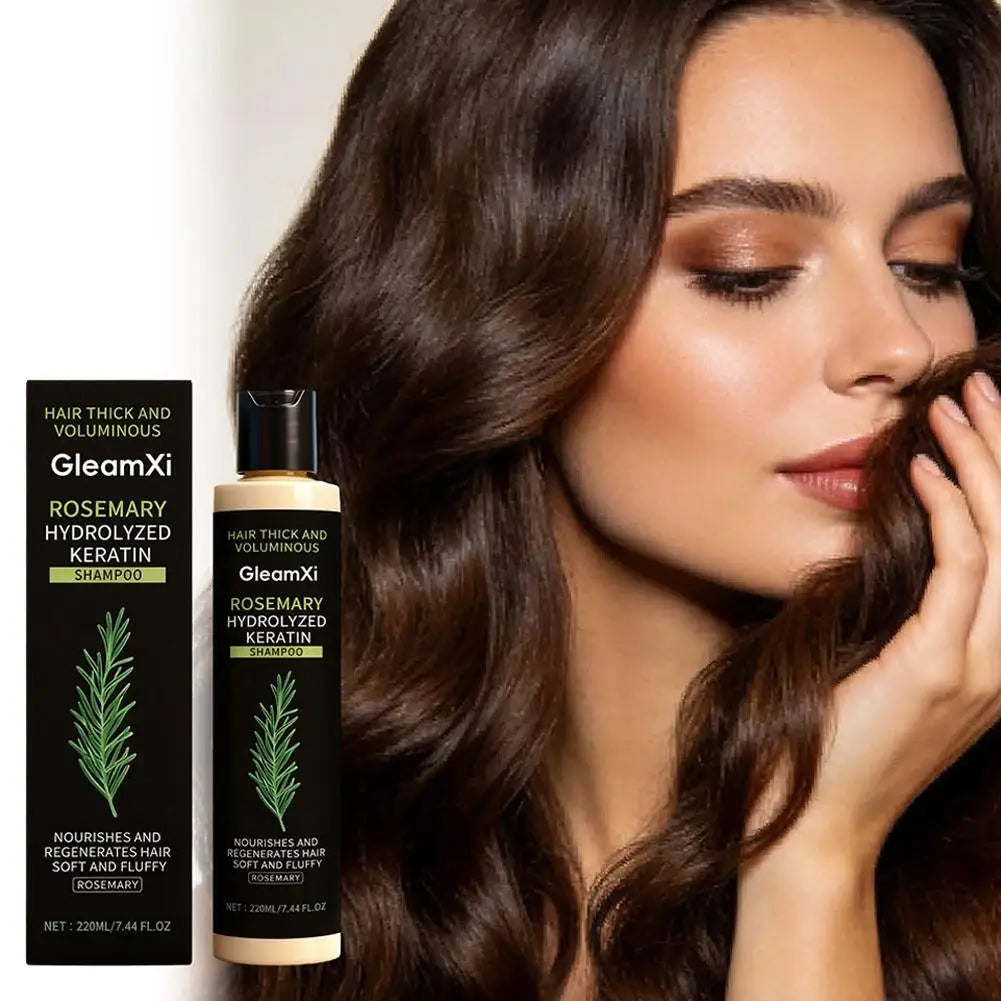 Organic Rosemary Hair Shampoo Natural Anti-Hair Loss Scalp Nourishment Helps Strengthen & Thicken Hair Gentle Cleansing Formula Qme