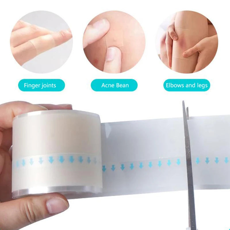 1 Roll Scar Cover Tape Waterproof Self-adhesive Hydrocolloid Band Aid Qme