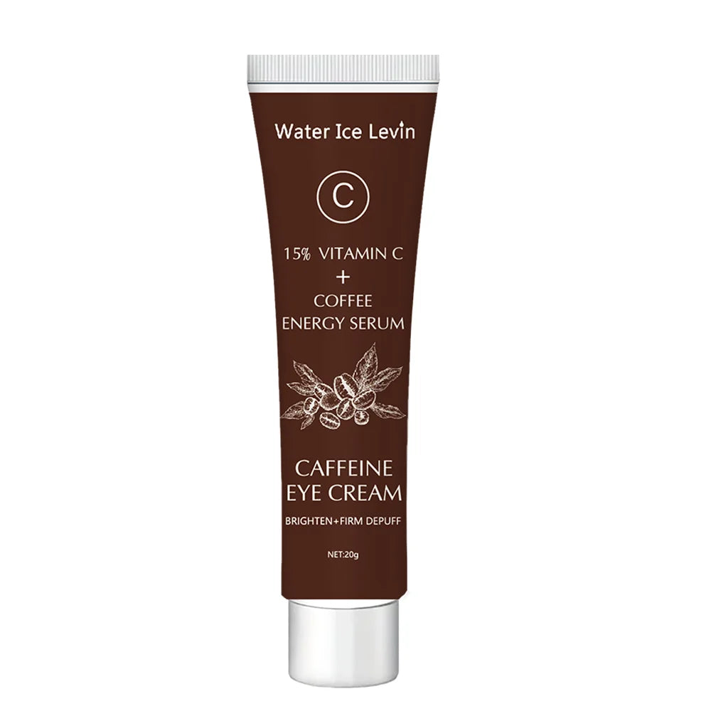 Caffeine Eye Cream with 15% Vitamin C to Lighten dark circles and Tighten Skin Instant Eye Repair Essence Women's Eye Care Qme A bottle