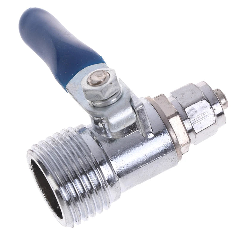 1Pc 1/2''-1/4'' RO Feed Filter Water Adapter Ball Valve Tap Reverse Osmosis Switch. Qme