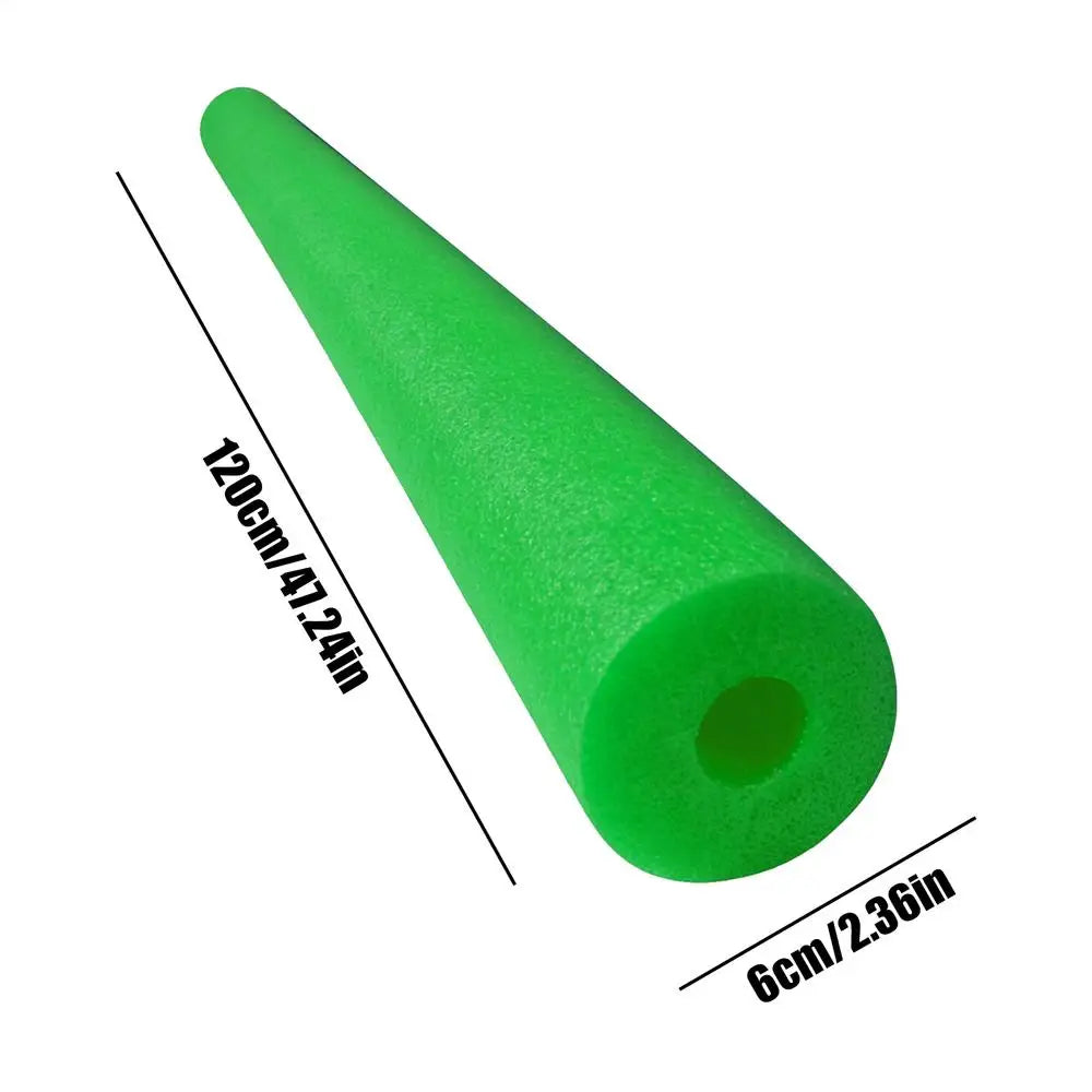 2026 Floating Pool Noodles Colorful Soft Foam Floating Exercise Aid Pool Noodles Tube for Aerobics Craft Projects Parties Water Qme Green