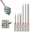 Pagoda-shaped Hex Bits Quick Change Shank Bit Screws Fasteners S2 Qme 1set