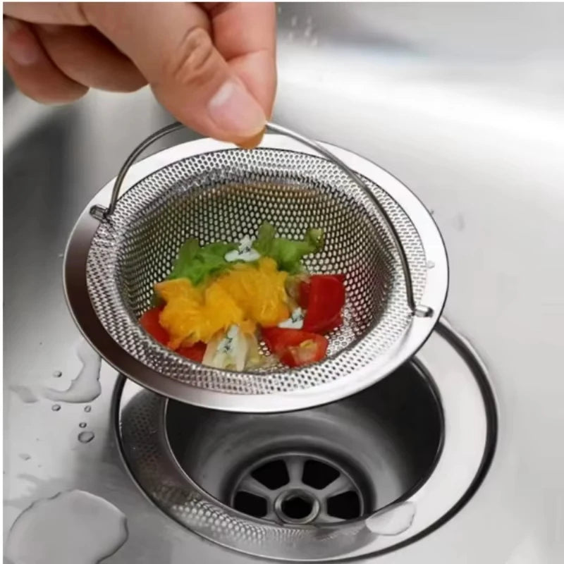 1/2Pcs Stainless Steel Kitchen Sink Filter Stainless Steel Kitchen Sink Filter, Garbage Food Residue/Hair Catcher Qme