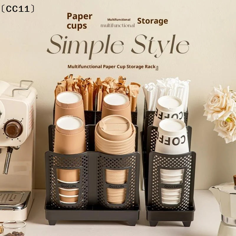Detachable Multifunction Disposable Paper Cup Holder Single Double Qme