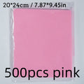 100pcs Nail Dust Collector Filter 20*24cm Nail Vacuum Clean Collector Filter Paper Dustproof Replace Nail Vacuum Filter Pad Qme 500pcs pink