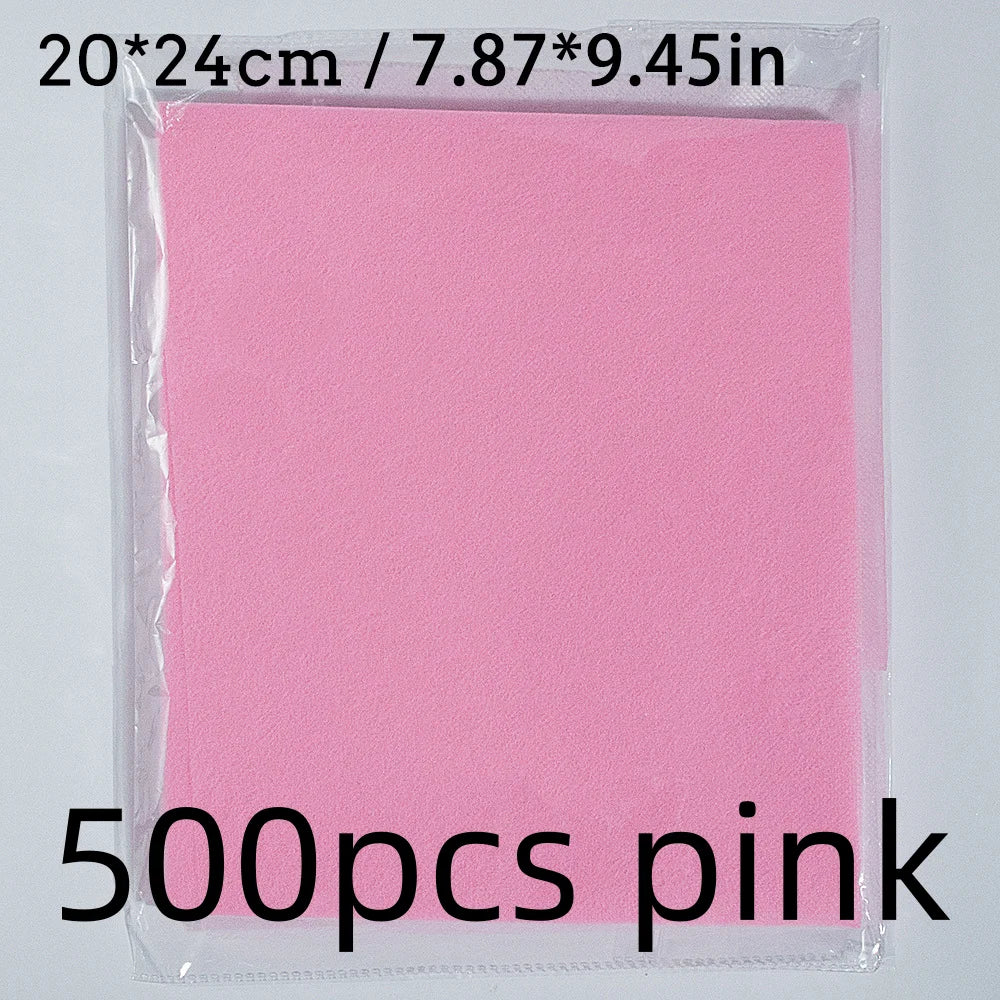 100pcs Nail Dust Collector Filter 20*24cm Nail Vacuum Clean Collector Filter Paper Dustproof Replace Nail Vacuum Filter Pad Qme 500pcs pink