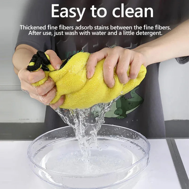 10/5/3/1pcs Thicken Microfiber Car Cleaning Towels Soft Quick Drying Windows Mirrors Wiping Rags Home Double Layer Clean Cloths Qme