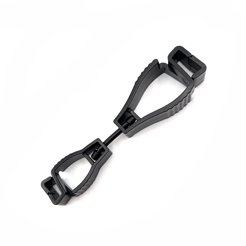 Work Clamp Safety Glove Guard Multifunctional Tool Clip Hanger Holder Qme Black
