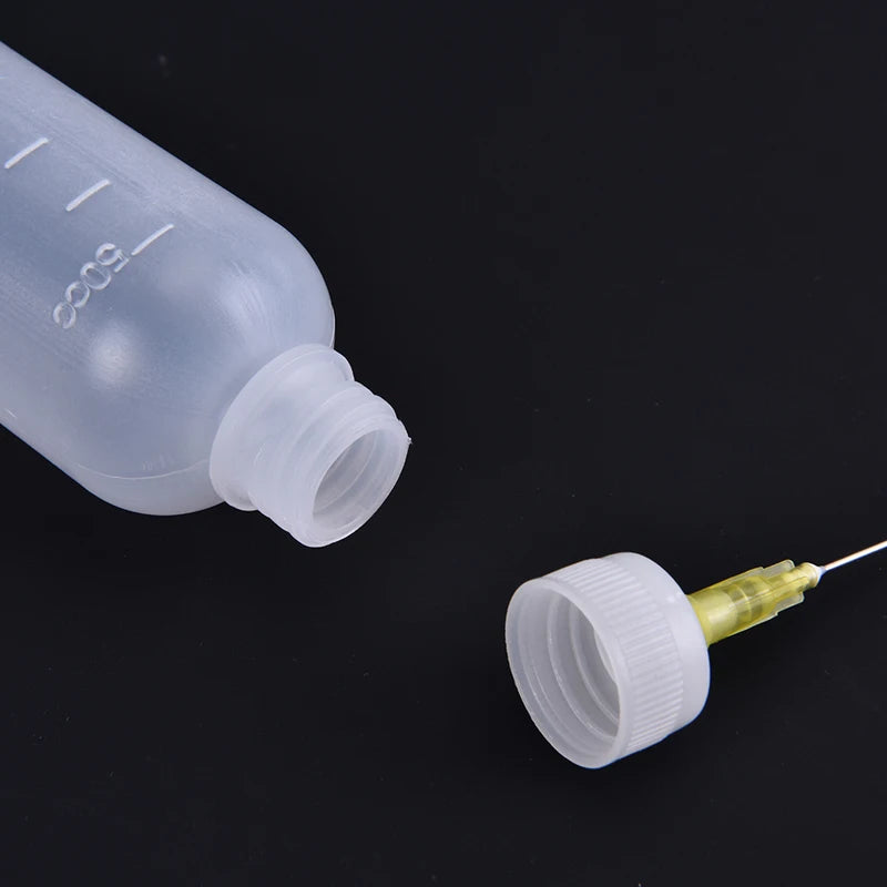 Transparent Polyethylene Needle Dispenser Dispensing Bottle Rosin Qme
