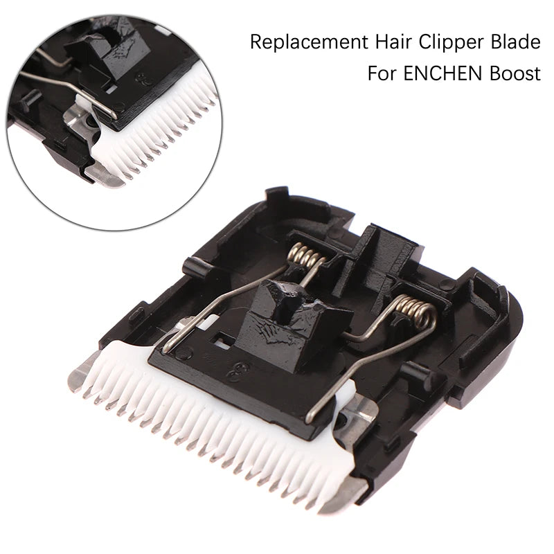 1Pc Replacement Hair Clipper Blades Ceramic Cutter Head For Enchen Boost Hair Cutter Hair Clipper Universal Accessories. Qme 1pc
