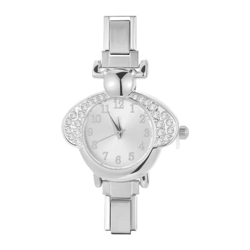 Fashion Stainless Steel Ocean Series Seashell Starfish Watch Bracelet