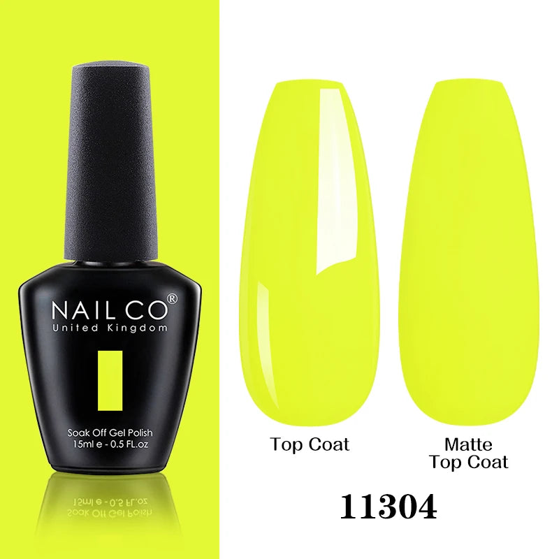 NAILCO Springsummer Hybrid Gel Nail Polish Semi-permanent UV Varnish Qme