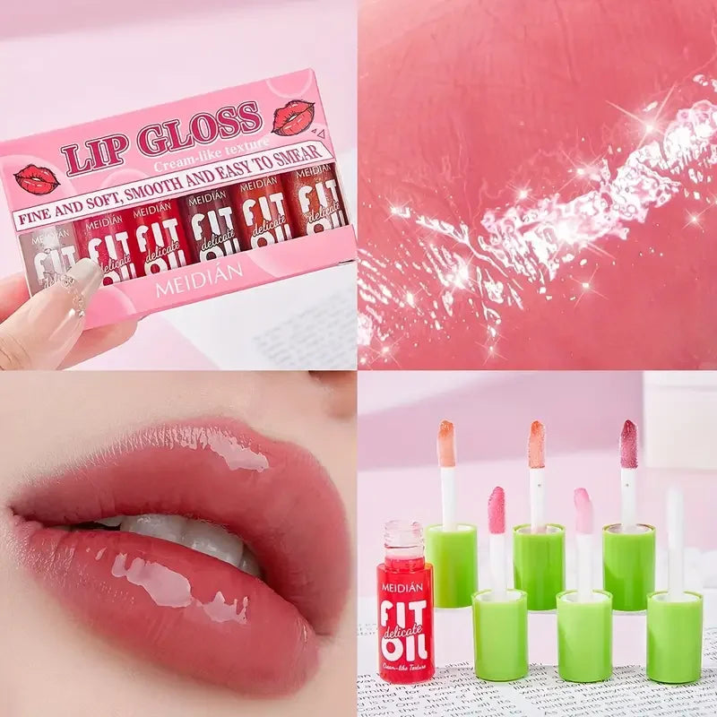 Lip Gloss Lipstick Multi-color Dating Makeup Long-lasting Non-stick Qme