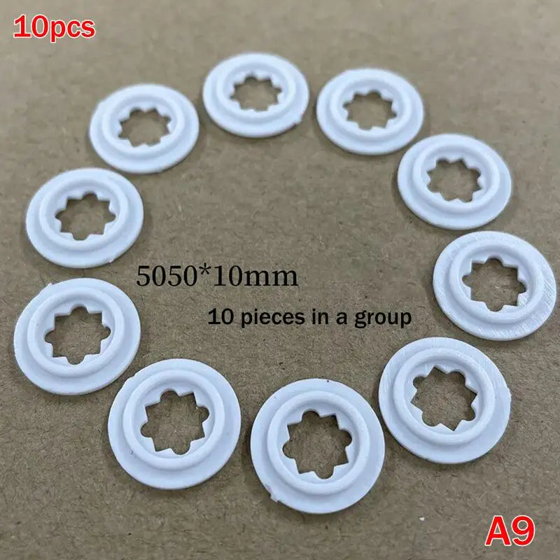 10Pcs Plastic LED Insulation Gasket Stator Spacer For 3535 5050 7070 L2 XPL XPG 50 70 Series LED Emitter Diodes Electronic Qme A9